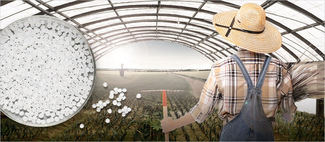 Growing Crops in Greenhouses at All Seasons - LDPE   LDPE Low Density Polyethylene LG Chem Petrochemicals The latest advanced high-pressure technology